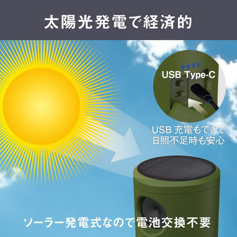 ムサシ 431533 ソーラー猫しっし REP-610 1個(ご注文単位1個)【直送品】