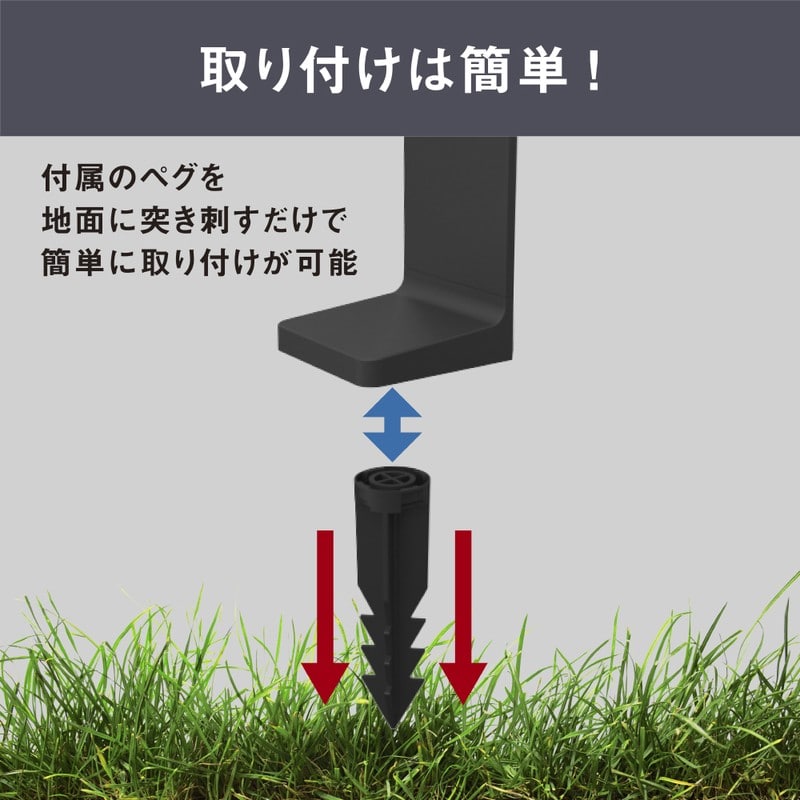 ムサシ 431462 ソーラー式無線連動ガーデンセンサーライト 送受信型 W-640 1個(ご注文単位1個)【直送品】