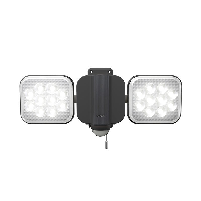 ムサシ 431035 LED-AC202814W×2灯LEDセンサライト 1個(ご注文単位1個)【直送品】