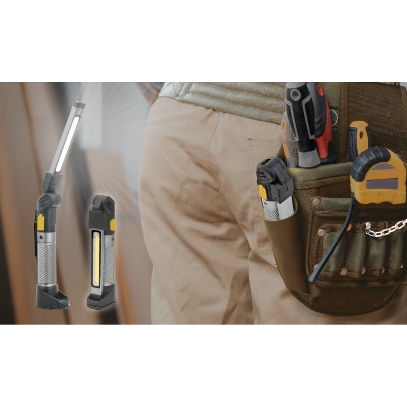 ムサシ 431551 充電式マルチライト折りたたみ型 RWL-120 1個(ご注文単位1個)【直送品】