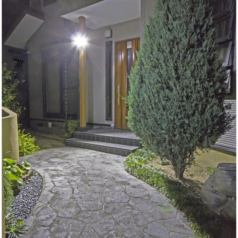 ムサシ 431433 LED-AC1034W×1灯LEDセンサーライト 1個(ご注文単位1個)【直送品】