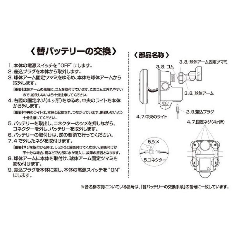 ムサシ 431026 ライテックスS-90LB替バッテリーS90L用 1個(ご注文単位1個)【直送品】