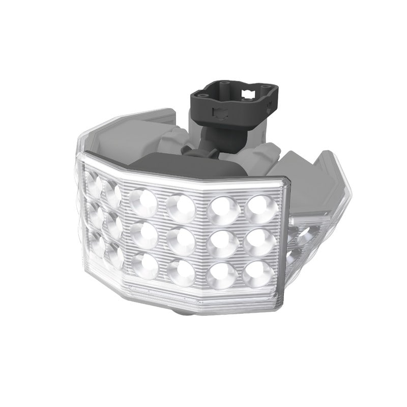 ムサシ 431037 LED-1709W ワイド LED乾電池センサー 1個(ご注文単位1個)【直送品】