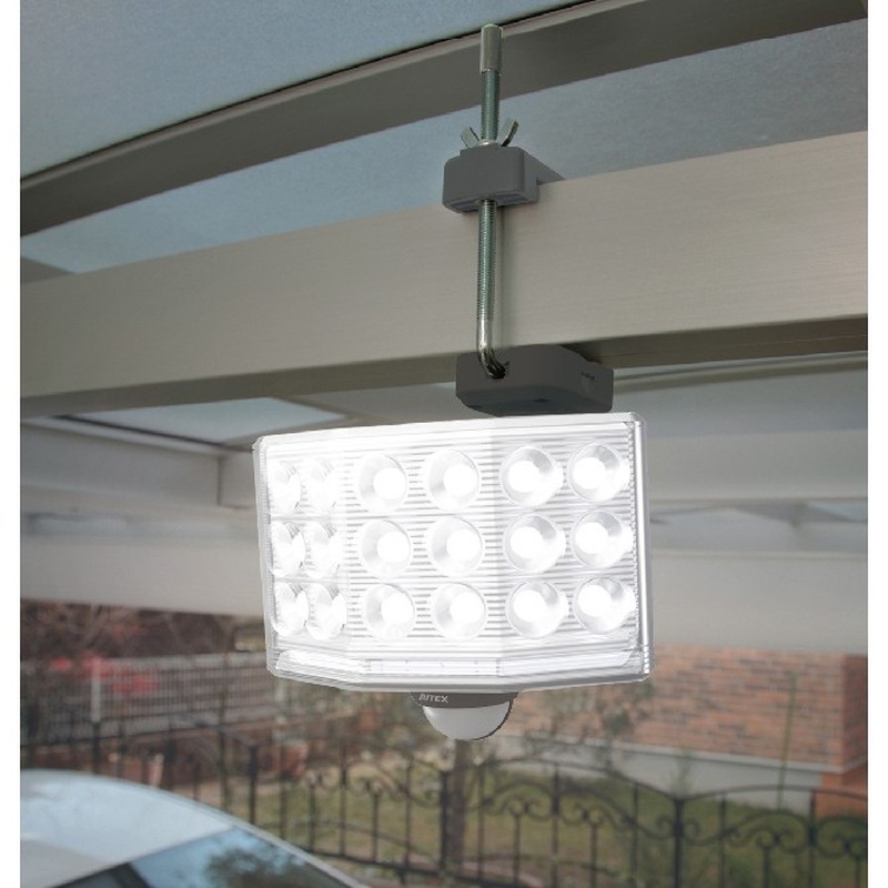 ムサシ 431037 LED-1709W ワイド LED乾電池センサー 1個(ご注文単位1個)【直送品】