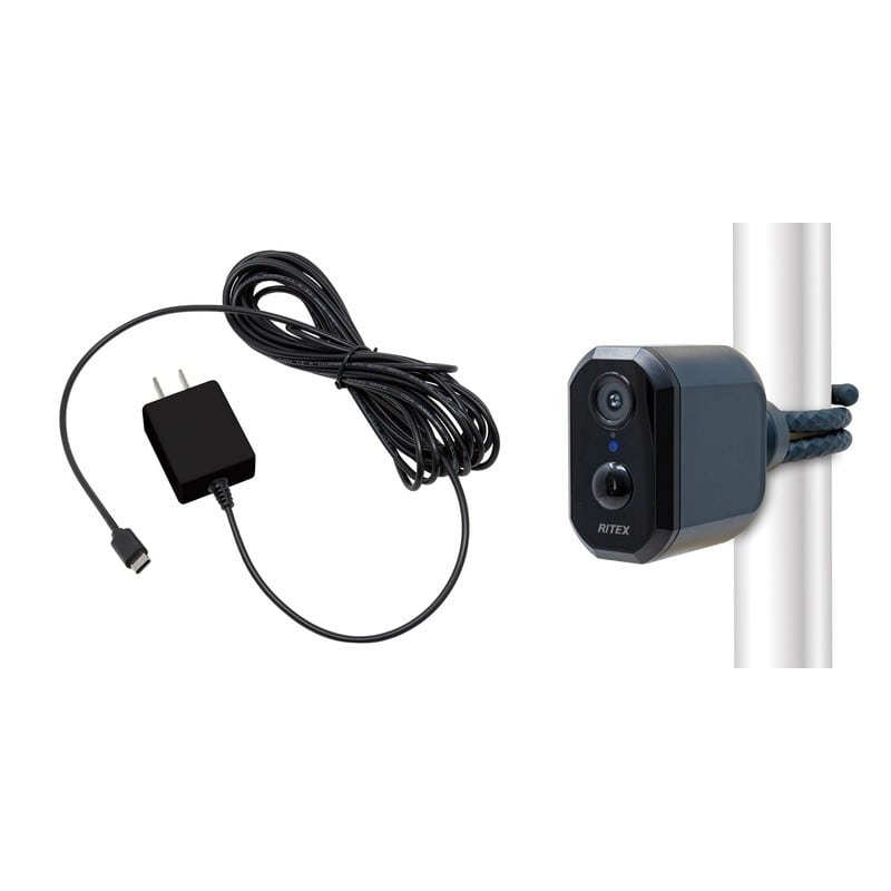 ムサシ 431482 C-RC7201 充電式カメラ ACアダプター 1個(ご注文単位1個)【直送品】