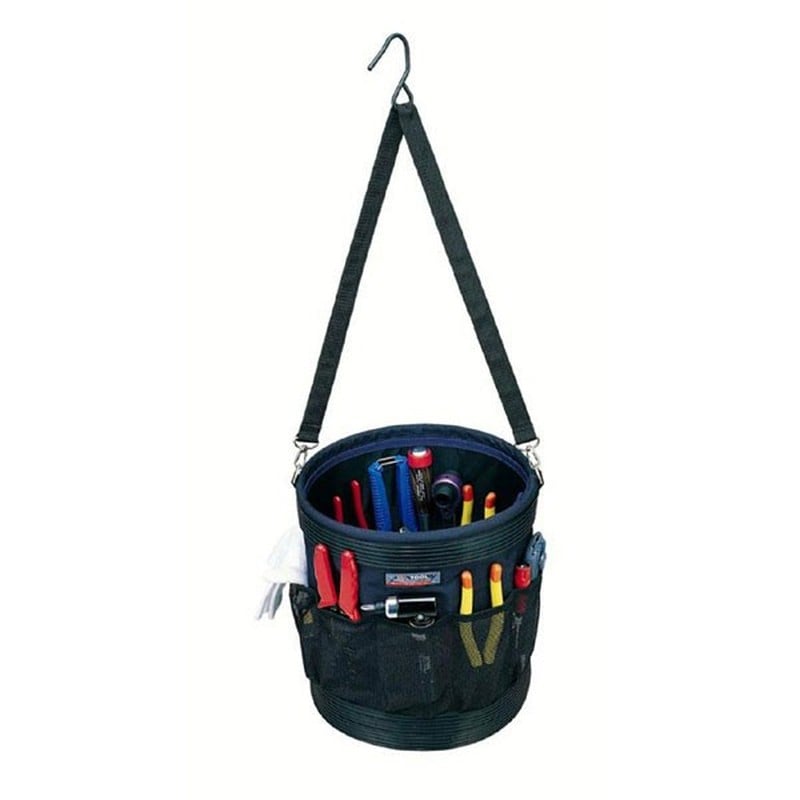 リングスター 429325 ミスターツールバッグMB-240Hブラック/ブルー 1個（ご注文単位1個）【直送品】