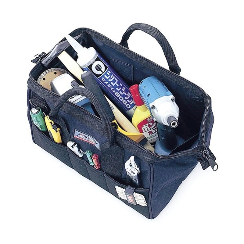リングスター 429276 ミスターツールバッグMB-330ブラック/ブルー 1個(ご注文単位1個)【直送品】