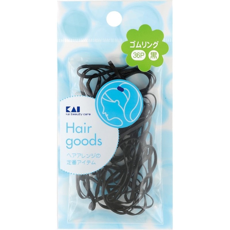 貝印 2040572 SS ゴムリング 黒 36P #000HL0121 1個（ご注文単位1個）【直送品】