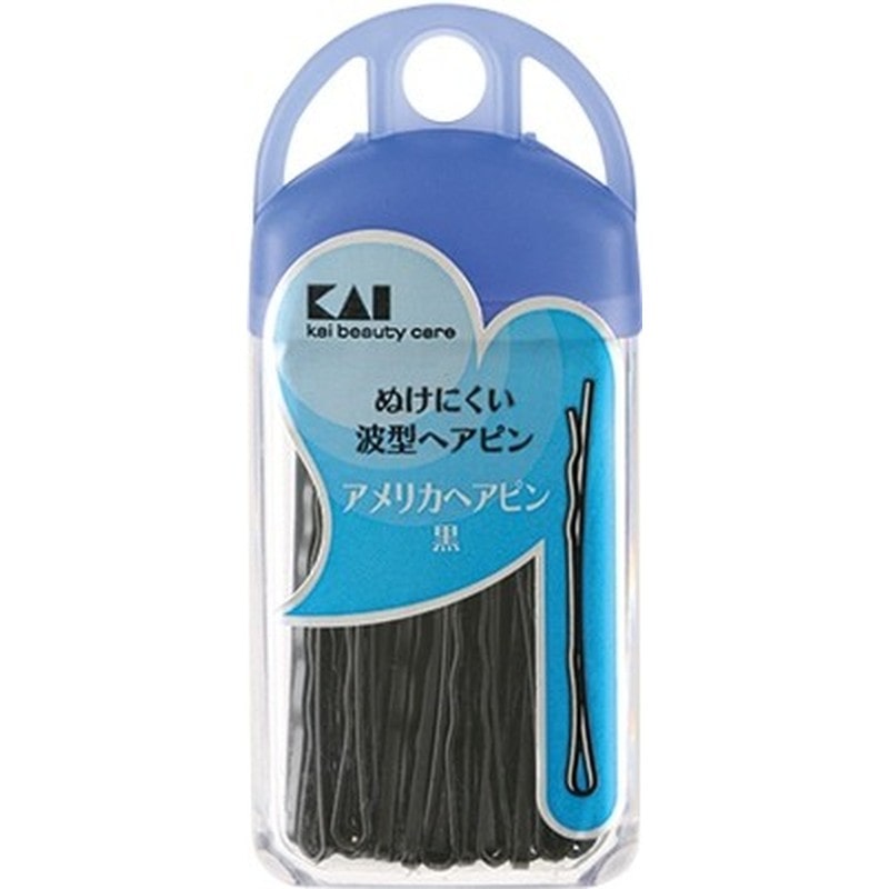 貝印 2040764 HG アメリカヘアピン 黒 #000HA3000 1個（ご注文単位1個）【直送品】