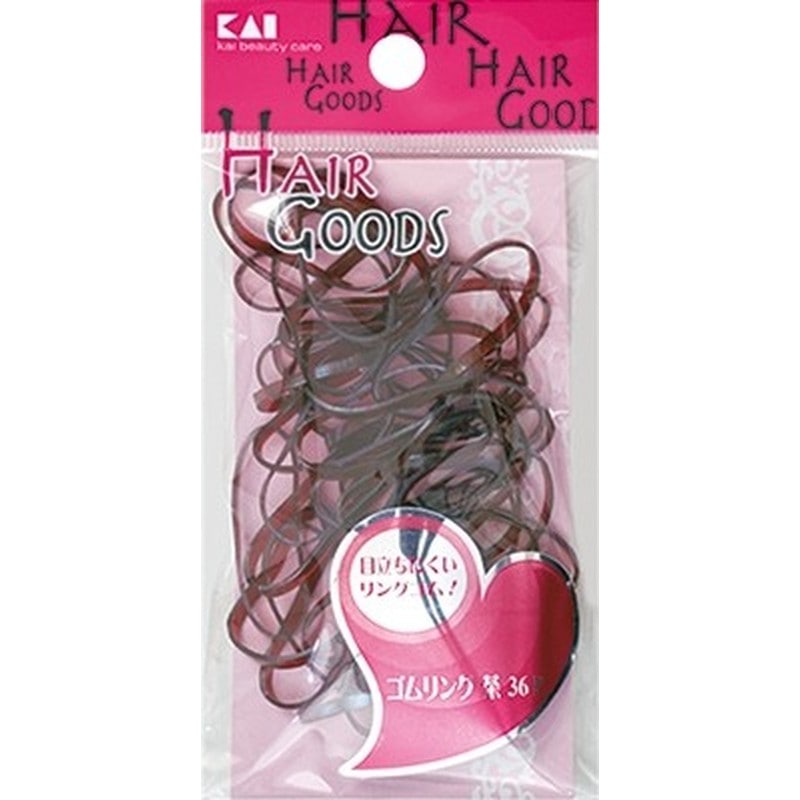 貝印 2040785 HG ゴムリング 茶 36P #000HA3029 1個（ご注文単位1個）【直送品】