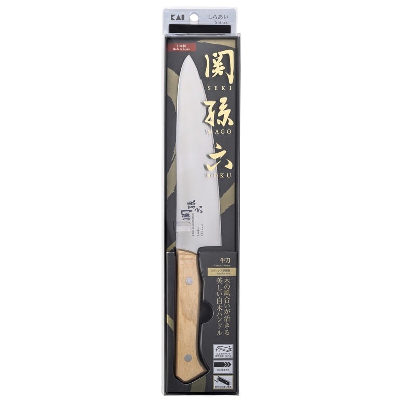 貝印 2040972 関孫六 しらあい 牛刀 180mm #AB5483 1個（ご注文単位1個）【直送品】