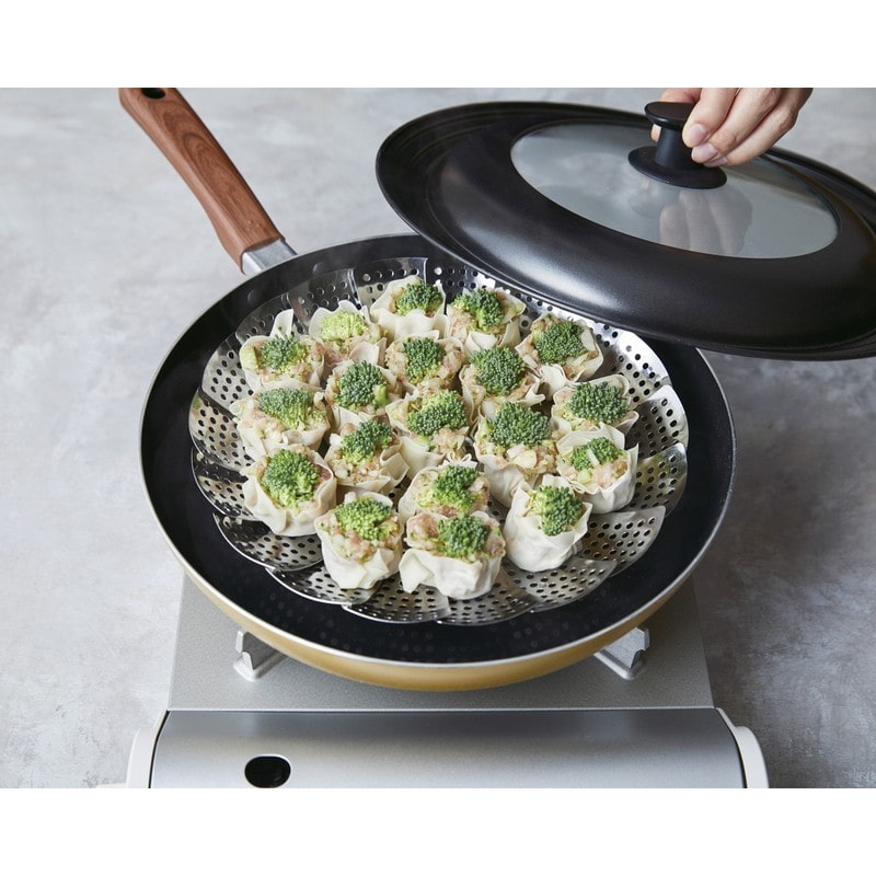 貝印 2041183 KKステンレスフリーサイズ蒸し器18~24cm用 DH8069 1個（ご注文単位1個）【直送品】