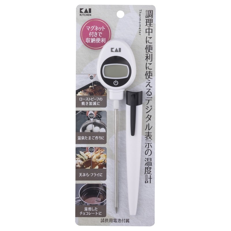 貝印 2041247 KK 温度が見やすいデジタル表示の温度計 DH8133 1個(ご注文単位1個)【直送品】