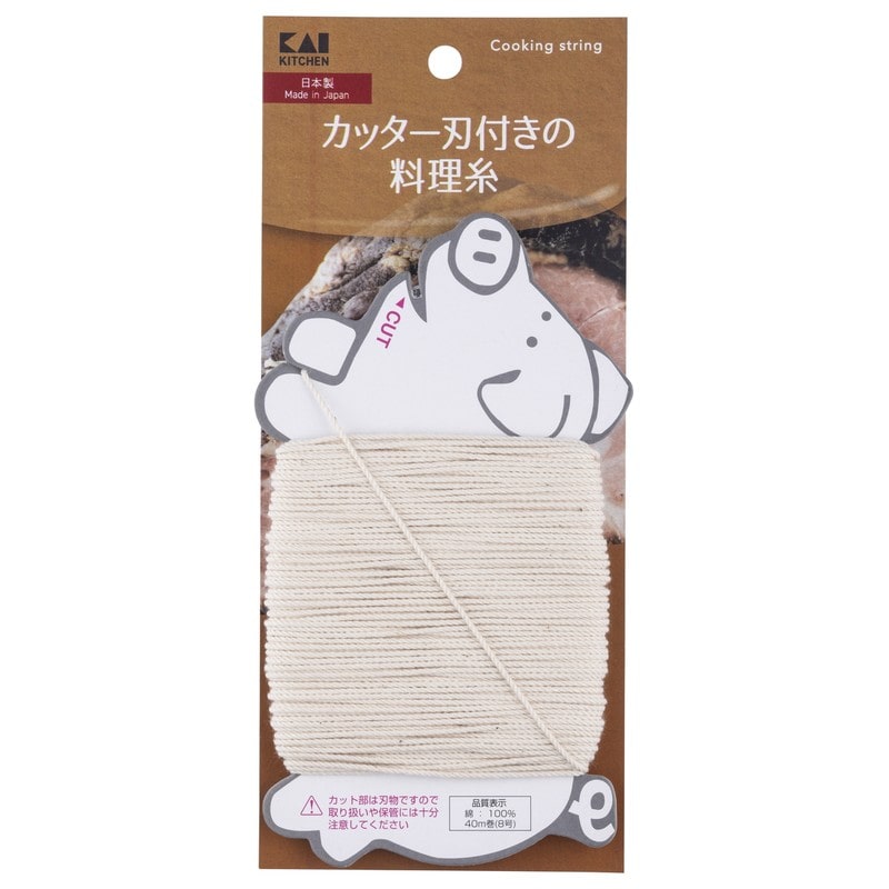 貝印 2041320 KK 料理糸8号40m巻 DH8207 1個(ご注文単位1個)【直送品】