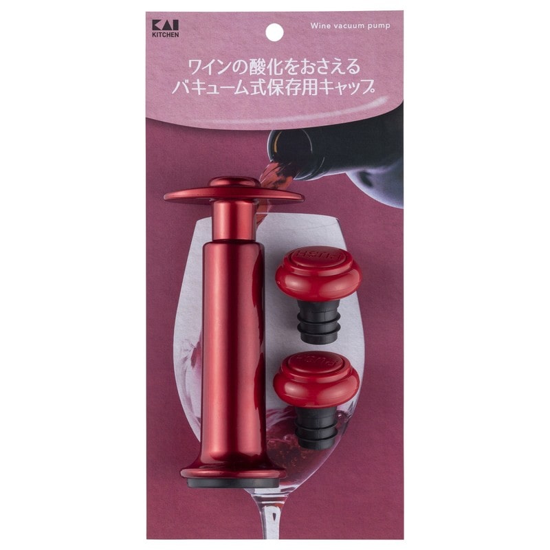 貝印 2041334 KK ワインバキュームポンプストッパー DH8222 1個（ご注文単位1個）【直送品】