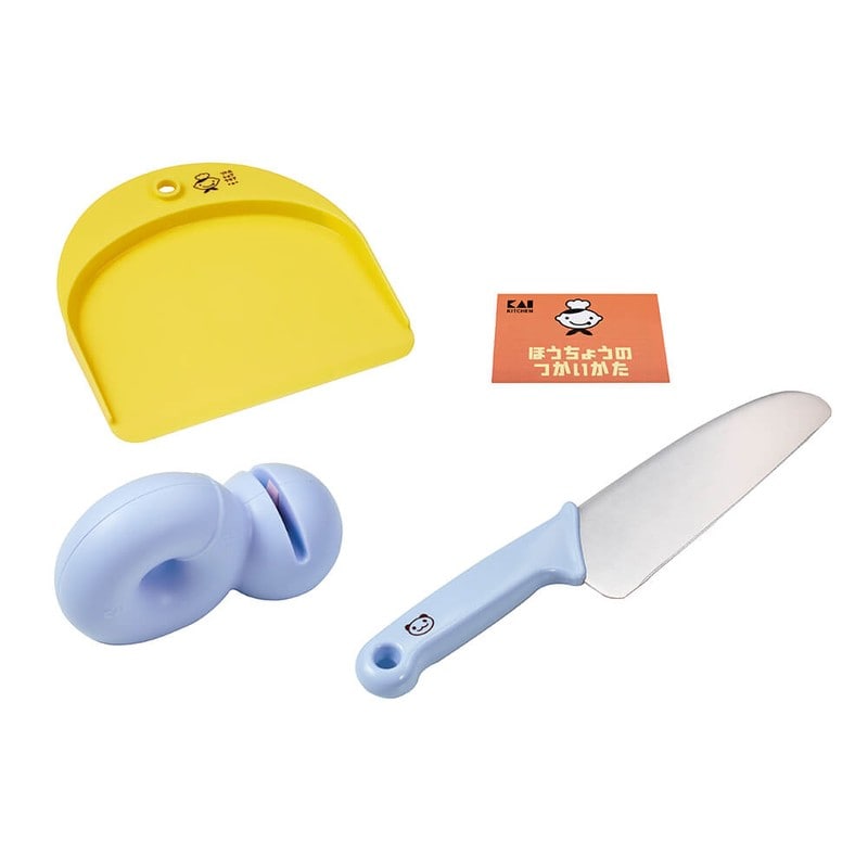 貝印 2041355 リトルシェフクラブ包丁・シャープナーセット RC5063 1個（ご注文単位1個）【直送品】