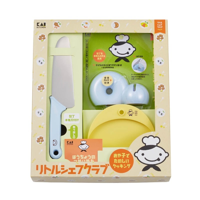 貝印 2041355 リトルシェフクラブ包丁・シャープナーセット RC5063 1個(ご注文単位1個)【直送品】