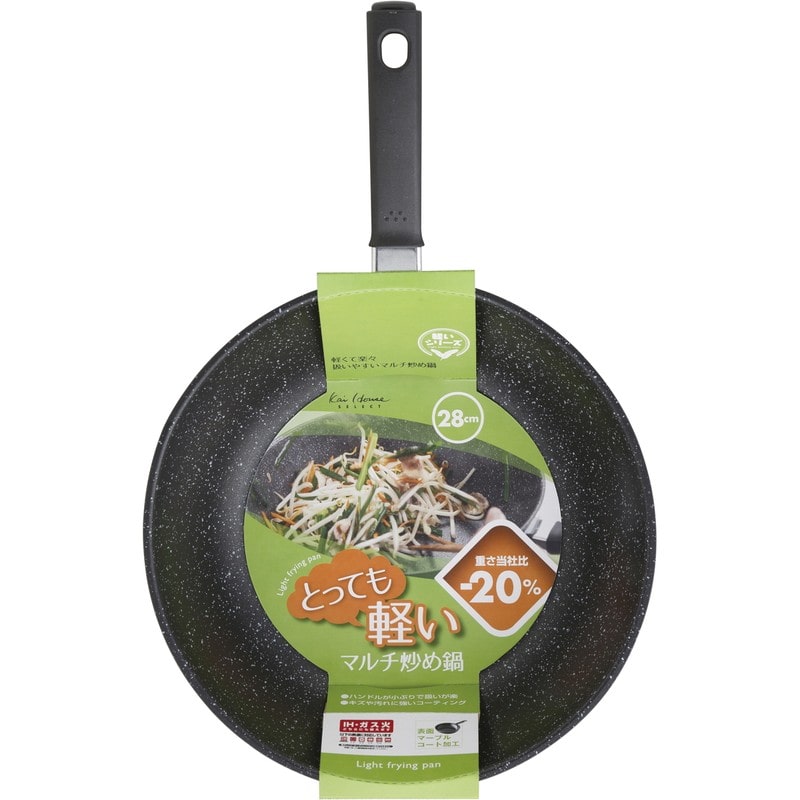 貝印 2041589 軽いマルチ炒め鍋IH対応 28cm 000DW5634 1個（ご注文単位1個）【直送品】