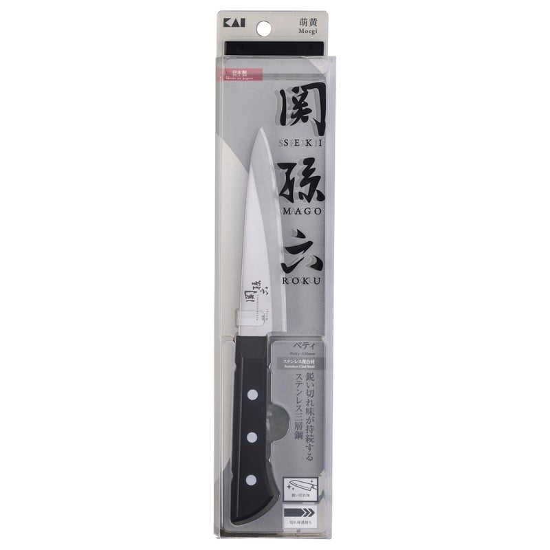 貝印 204625 関孫六萌黄ペティ120mm#000AE2903 1個（ご注文単位1個）【直送品】