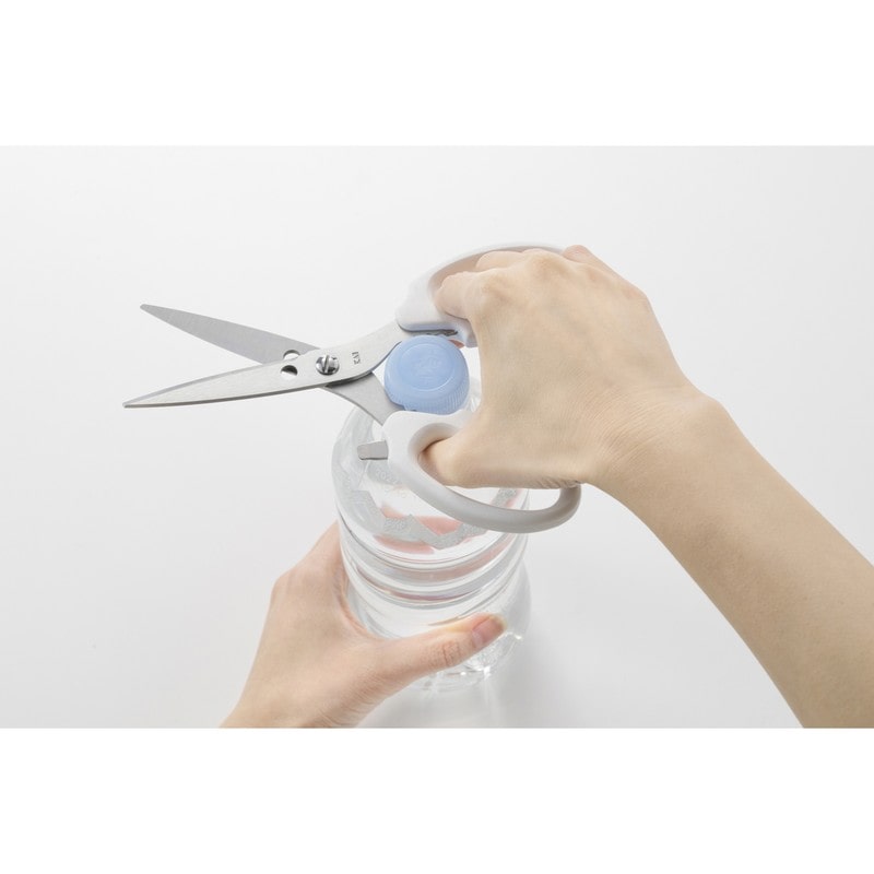 貝印 2041115 KKキッチンバサミフタ起こし&ペットボトル DH8001 1個(ご注文単位1個)【直送品】