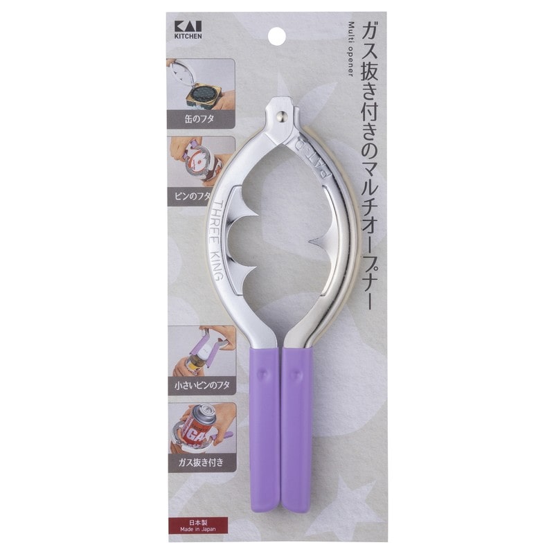 貝印 2041257 KK 万能オ-プナ-ガス抜き機能付き DH8143 1個(ご注文単位1個)【直送品】