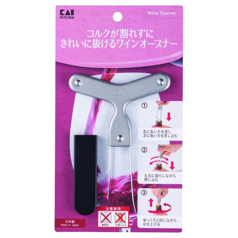 貝印 2041339 KK コルクがキレイに抜けるワインオープナー DH8227 1個(ご注文単位1個)【直送品】