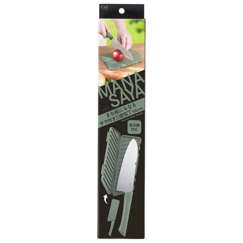 貝印 2041448 MANASAYA 三徳165mmGR 000AB5575 1個（ご注文単位1個）【直送品】