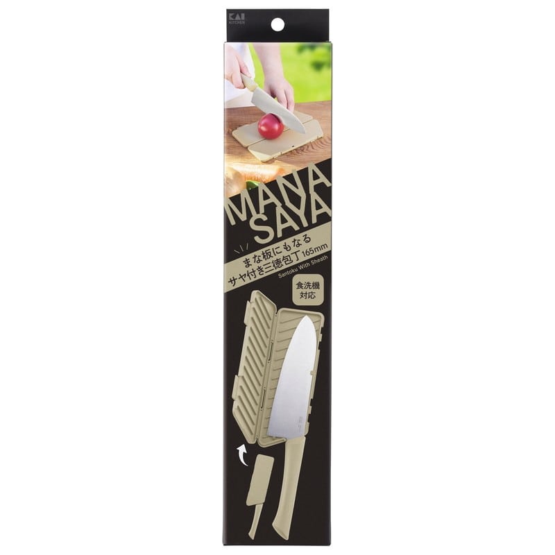 貝印 2041450 MANASAYA 三徳165mmBG 000AB5577 1個（ご注文単位1個）【直送品】