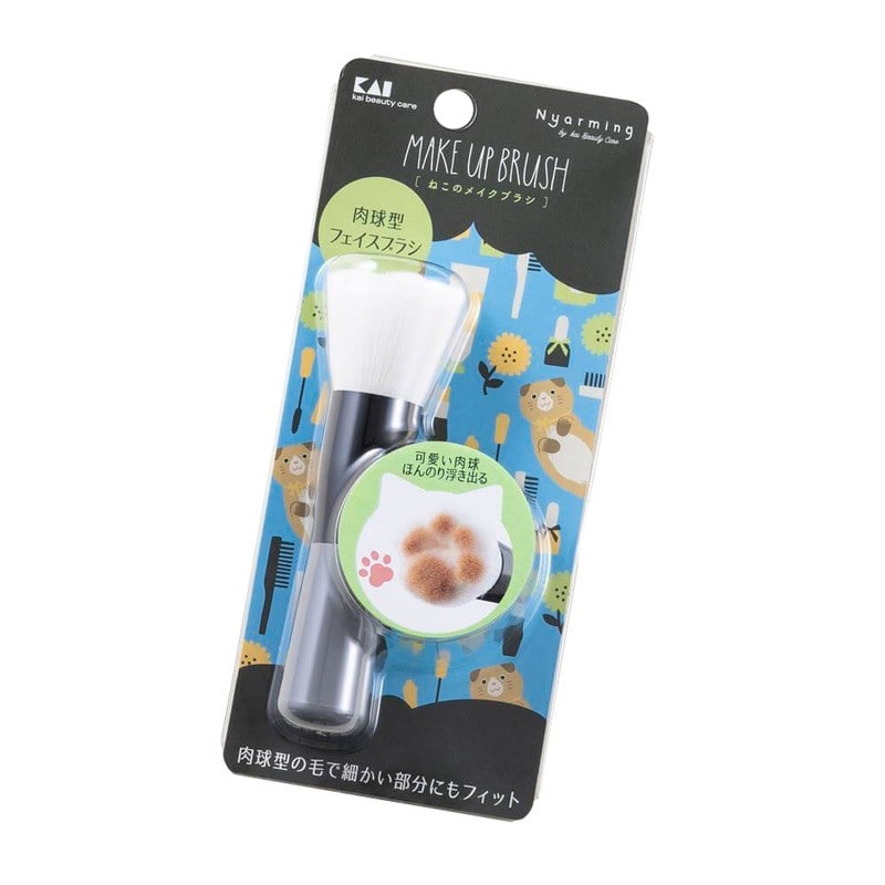 貝印 2040491 Nyarming ねこのメイクブラシ #000HC2207 1個（ご注文単位1個）【直送品】
