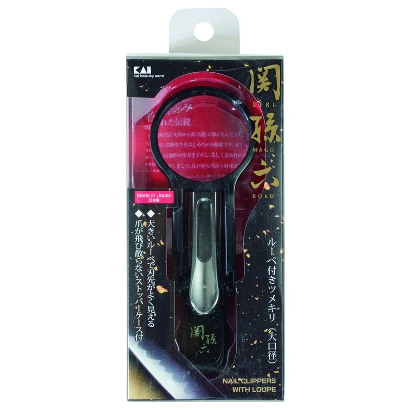 貝印 2040696 関孫六ルーペ付ツメキリ大口径M#000HC3528 1個(ご注文単位1個)【直送品】