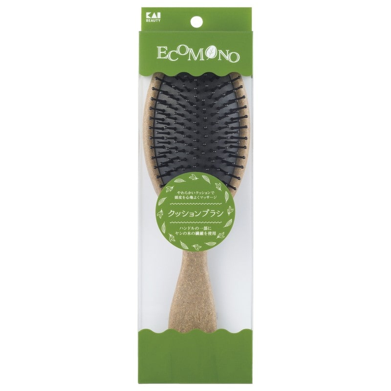 貝印 2041657 ECOMONO クッションブラシ KQ3180 1個（ご注文単位1個）【直送品】