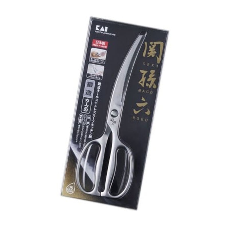 貝印 2040240 関孫六 鍛造オールステンレスカーブキッチン鋏 #000DH3346 1個(ご注文単位1個)【直送品】