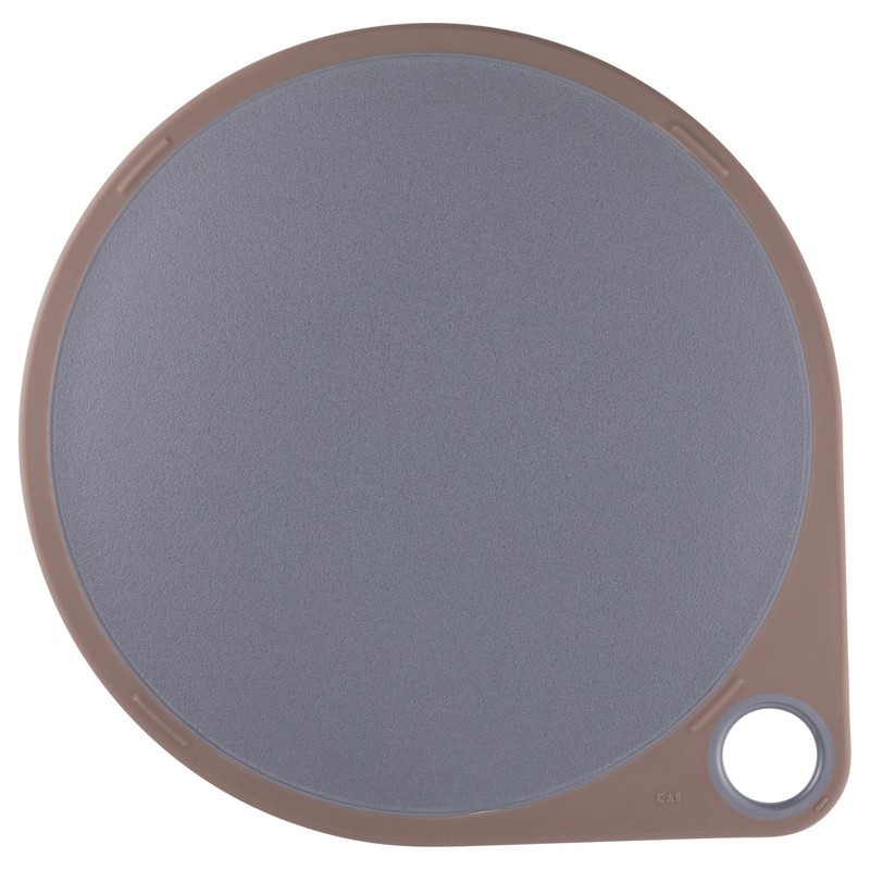 貝印 2040978 まるいまな板 35cm チャコールグレー #AP5332 1個(ご注文単位1個)【直送品】