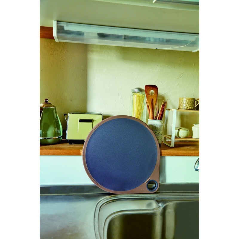 貝印 2040978 まるいまな板 35cm チャコールグレー #AP5332 1個(ご注文単位1個)【直送品】