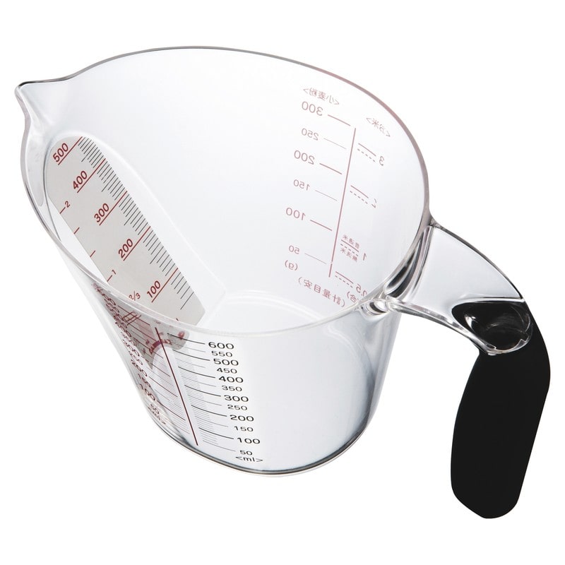 貝印 2041242 KK 上から量れる洗いやすい計量カップ600ml DH8128 1個（ご注文単位1個）【直送品】