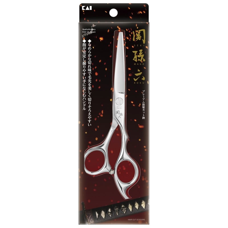 貝印 2041670 関孫六 プレミアム散髪カット鋏 HC3556 1個（ご注文単位1個）【直送品】