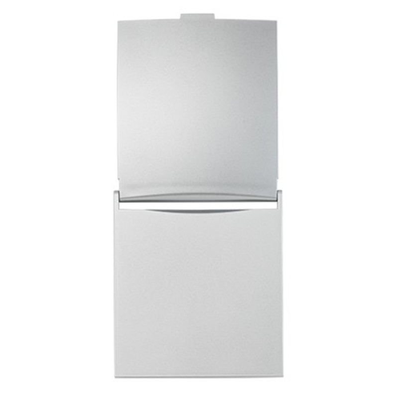 貝印 2040909 約5倍鏡付 コンパクトミラー シルバー #000KX0755 1個(ご注文単位1個)【直送品】