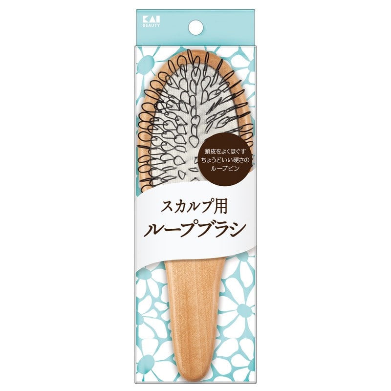 貝印 2041041 スカルプ用ループブラシ #KQ3176 1個(ご注文単位1個)【直送品】