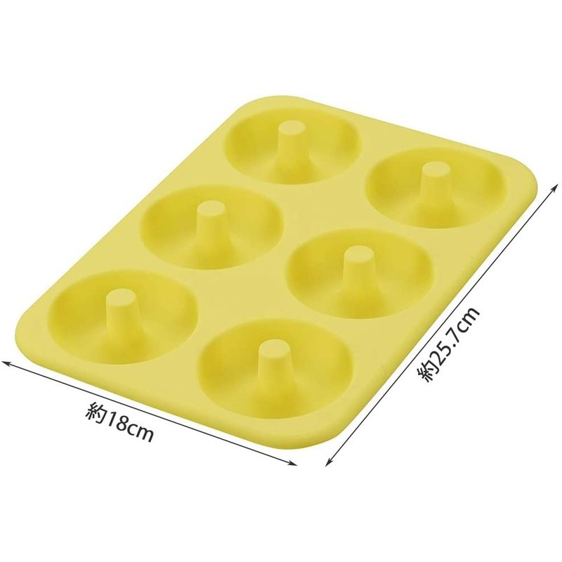 貝印 2040329 ドーナツ焼き型 6個取り ベーシック #000DL6244 1個(ご注文単位1個)【直送品】