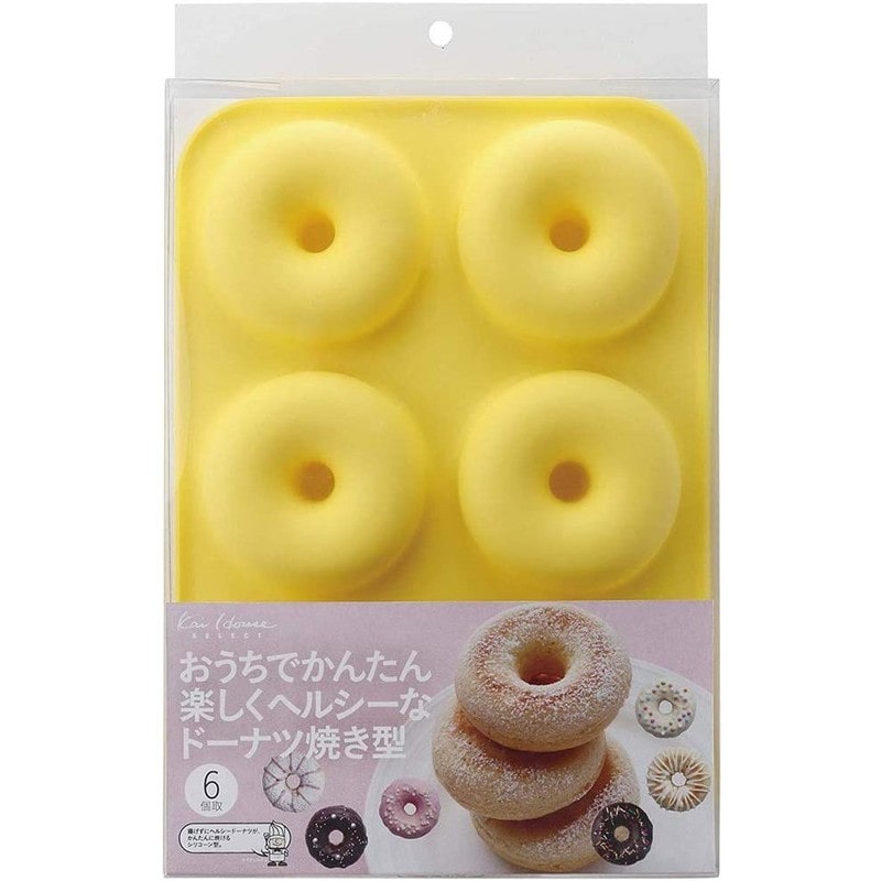 貝印 2040329 ドーナツ焼き型 6個取り ベーシック #000DL6244 1個(ご注文単位1個)【直送品】