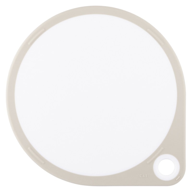 貝印 2040973 まるいまな板 25cm ホワイト #AP5327 1個(ご注文単位1個)【直送品】