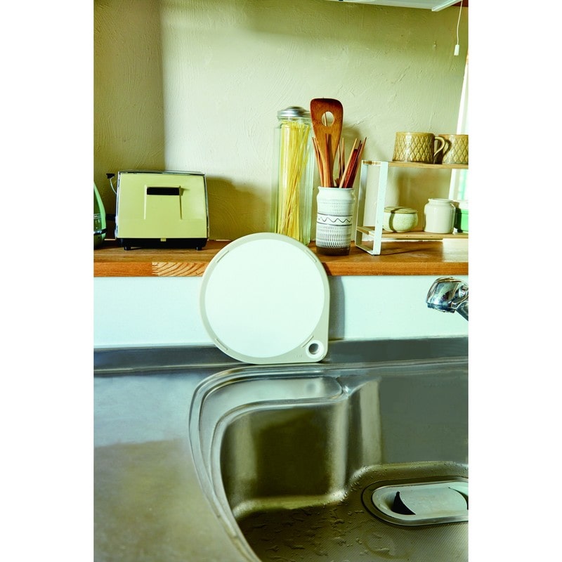 貝印 2040973 まるいまな板 25cm ホワイト #AP5327 1個(ご注文単位1個)【直送品】