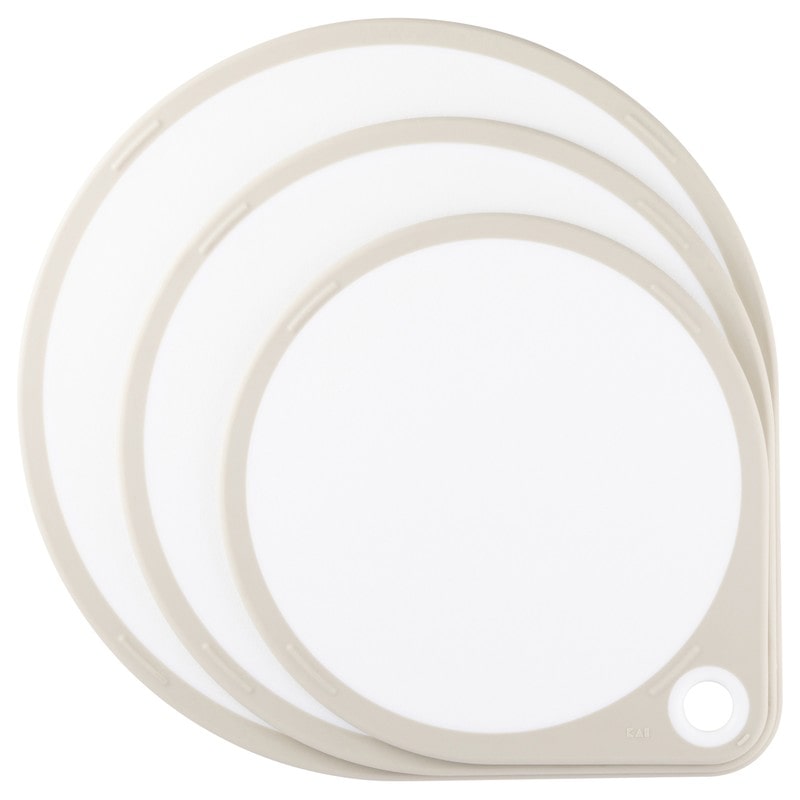 貝印 2040973 まるいまな板 25cm ホワイト #AP5327 1個(ご注文単位1個)【直送品】