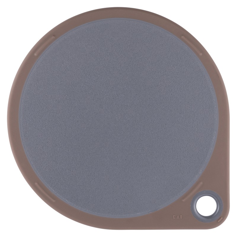 貝印 2040976 まるいまな板 25cm チャコールグレー #AP5330 1個(ご注文単位1個)【直送品】