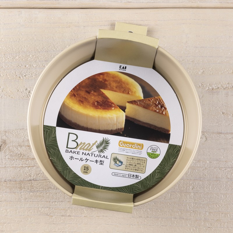 貝印 2041010 B-nat ホールケーキ型15cm #DL7101 1個(ご注文単位1個)【直送品】
