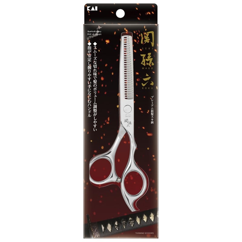 貝印 2041671 関孫六 プレミアム散髪スキ鋏 HC3557 1個（ご注文単位1個）【直送品】