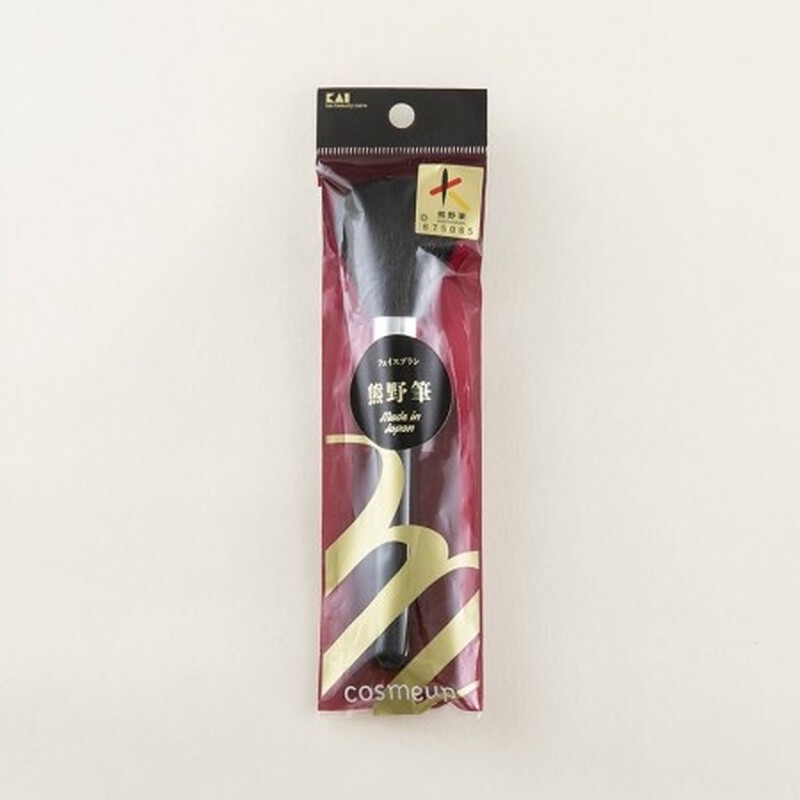 貝印 204879 cosmeup 熊野筆 フェイスブラシ #000HC3752 1個（ご注文単位1個）【直送品】