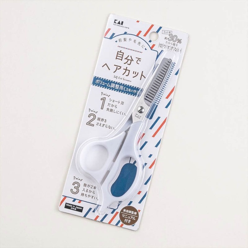 貝印 2040510 セルフ用スキハサミ #000KQ3203 1個（ご注文単位1個）【直送品】