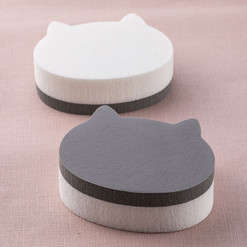 貝印 2040490 Nyarming ねこのパフ #000HC2206 1個（ご注文単位1個）【直送品】