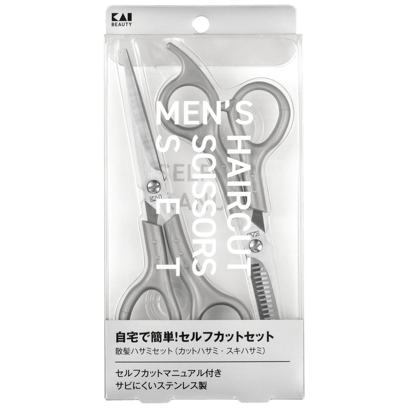 貝印 2041645 メンズヘアカットセットマニュアル付 KQ3205 1個(ご注文単位1個)【直送品】